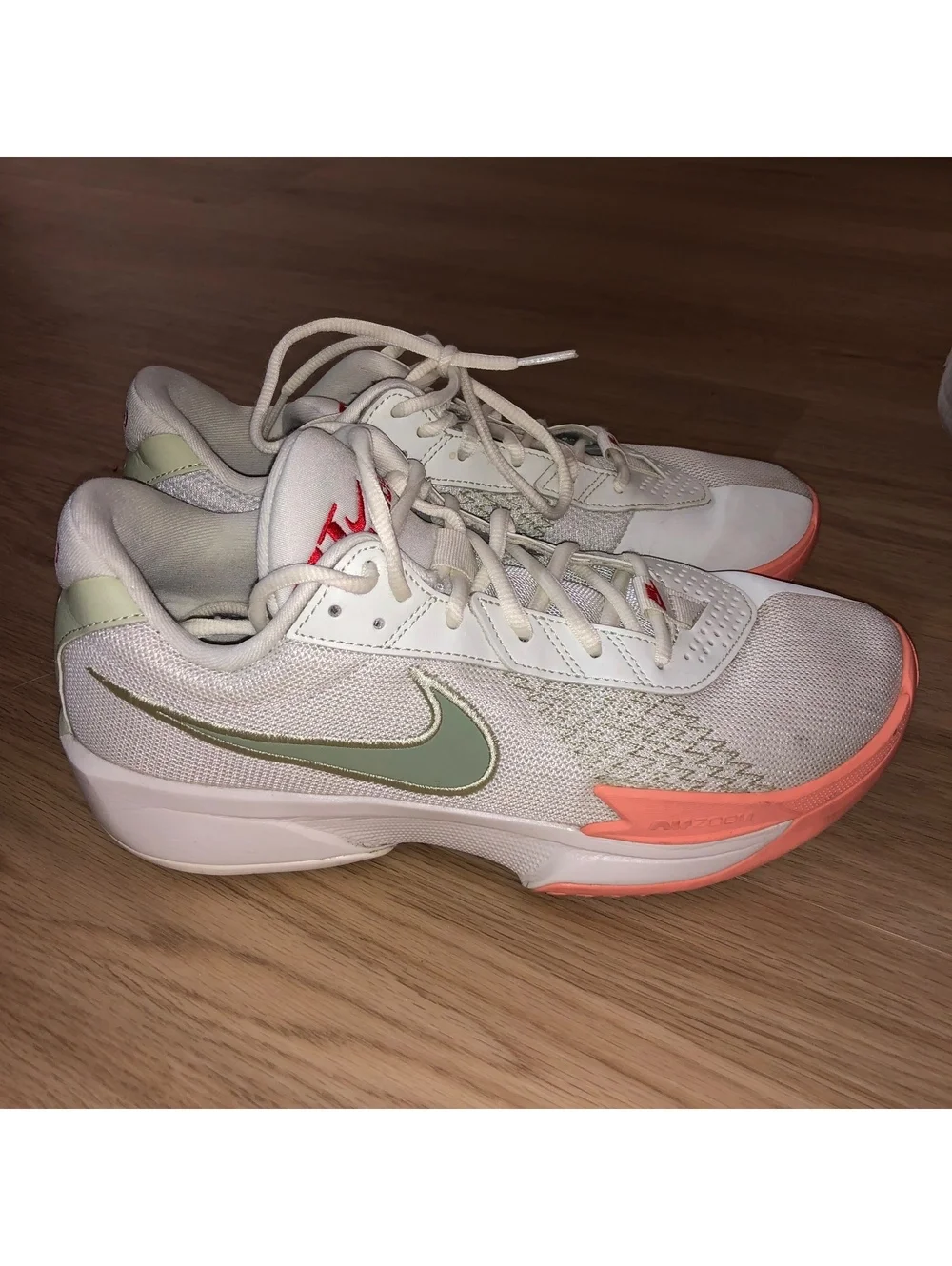 NIKE AIR ZOOM GT CUT ACADEMY OUR HOLIDAY PACK SNEAKERS PINK WHITE MENS SIZE 9